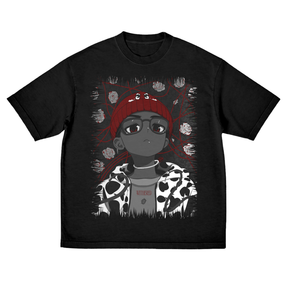 Oversized Black Kawaii T-Shirt