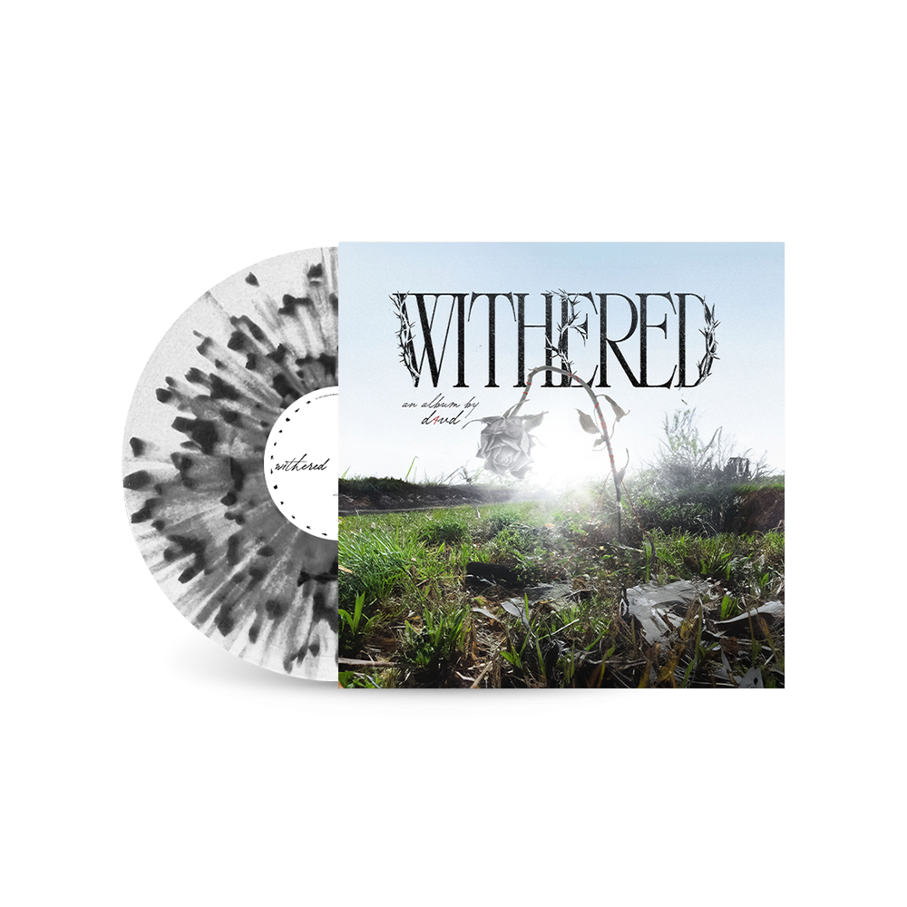 WITHERED Exclusive Vinyl - White with Black Splatter (Signed WITHERED Exclusive Vinyl - White with Black Splatter (Signed