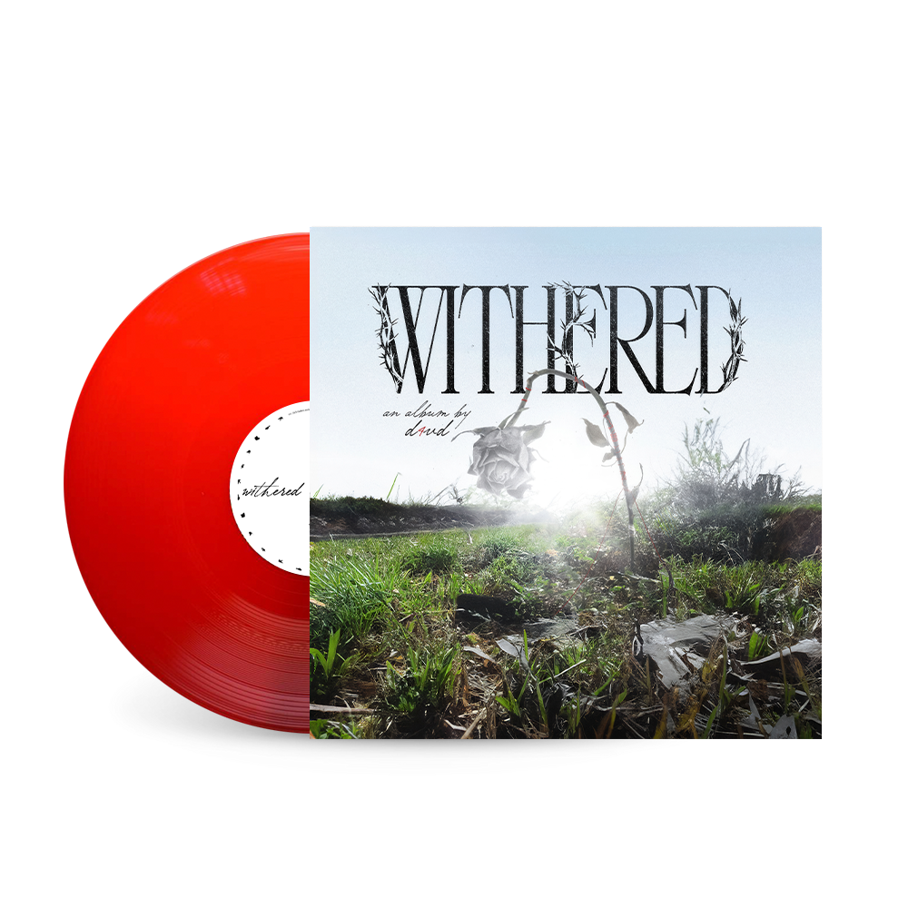 WITHERED Spotify Fans First Exclusive Vinyl - Poppy Red Back